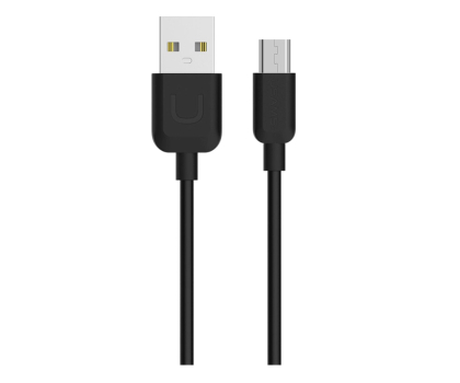 Kabel USAMS Kabel U-Turn microUSB 1m czarny MICUSBXD01